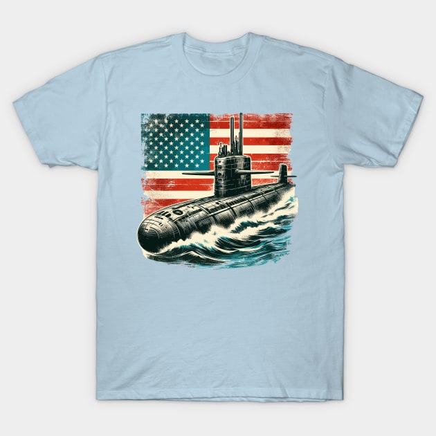 Submarine T-Shirt by Vehicles-Art
